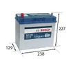BOSCH Batterie de démarrage S4022 45AH 0 092 S40 220 Voir les images du produit 3