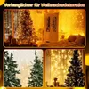 3x3M Lichtervorhang Innen Deko Weihnachten LED Lichterkette Produktbild-Vorschau 9