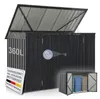 Juskys 3er Mülltonnenbox Namur 3 x 120 Liter Tonnen - 2 m² Produktbild-Vorschau 1