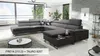 XXL Sofa Große Wohnlandschaft U-Form MELODIE X - GRAU FREYA Produktbild-Vorschau 1