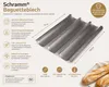 Schramm® Baguetteblech Baguette- Backblech Baguetteblech Produktbild-Vorschau 3