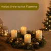 LED Kerze mit Timerfunktion Echtwachs LED Kerzen flackernde Produktbild-Vorschau 5