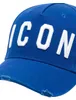 Dsquared2 ICON Baseballpet, blauw, uni Productafbeelding-voorbeeld 4