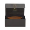 An open gift box with a wooden lid inside. Podgląd zdjęcia produktu