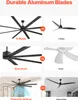 Collage of ceiling fans comparing different features and styles. Anteprima dell’immagine prodotto
