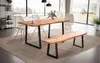 FineBuy Esszimmertisch 180 cm rechteckig Massivholz Akazie Produktbild-Vorschau 2
