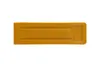 A yellow plastic felling wedge on a white background. Podgląd zdjęcia produktu