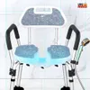 A shower chair with water effects and a shower head. Produktbild-Vorschau