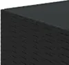 vidaXL Garten-Couchtisch Quadratisch Schwarz 50x50x30 cm Produktbild-Vorschau 5