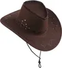 Kovbojský klobouk Wild West hnědý Náhled obrázku produktu 2