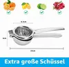 Extra velký odšťavňovač citronů z nerezové oceli - XXL Náhled obrázku produktu 3