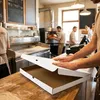 KAPAK Pizzakarton Weiß 32x32x4 cm quadratisch für Produktbild-Vorschau 7