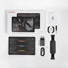 A flat lay of an Oukitel RT9 outdoor tablet and its accessories, including a charger, cable, manual, and a strap. Anteprima dell’immagine prodotto