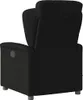 vidaXL Massagesessel Schwarz Stoff Produktbild-Vorschau 4