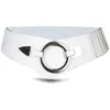 OKWISH Damen Gürtel Weiß 6 cm Breit, Elastischer Produktbild-Vorschau 3