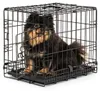 lionto Transportkäfig für Tiere, faltbarer Metallkäfig mit Produktbild-Vorschau 1
