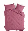 Basic Bettbezug Magenta  240 x 220 cm 100% Baumwolle Produktbild-Vorschau 1