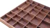 Woodweaver Holzregal Braun, 28 Fächer, 45x40x3,5cm | Produktbild-Vorschau 8