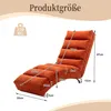 LVHOM chaise longue imbottita con funzione 5 in 1, poltrona Anteprima dell’immagine prodotto 4