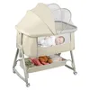 Beistellbett Baby,3 in 1 Reisebett Babybett,6 Fach Produktbild-Vorschau 3