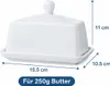 Maxwell & Williams Butterdose White Basics aus Porzellan Produktbild-Vorschau 3