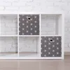 Contenitore in tessuto Relaxdays, set da 2 pezzi, motivo Anteprima dell’immagine prodotto 2