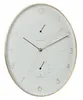 Wanduhr für Wohnzimmer weiß rund 34 cm Produktbild-Vorschau 1