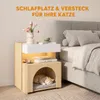 Flieks nachtkastje met kattenmand, multifunctionele Productafbeelding-voorbeeld 4