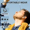 A man is looking up as water is poured on his face, wearing earbuds. Produktbild-Vorschau
