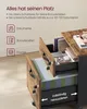 VASAGLE Rollcontainer, abschließbar, Aktenschrank mit 2 Produktbild-Vorschau 3