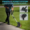 19tlg-1200W Akku Rasentrimmer, 16800U/min Freischneider mit Produktbild-Vorschau 10