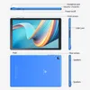 Diagram showing the features and ports of a blue tablet. Produktbild-Vorschau
