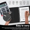 A5-Geld-Organizer(Schwarz)Geldspar-Ordner,Budget Binder mit Produktbild-Vorschau 2