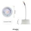 Product dimensions and features are shown with diagrams and text. Produktbild-Vorschau