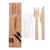 GRÄWE Holzmesser und Gabel mit Serviette, 100-tlg., Produktbild-Vorschau 3