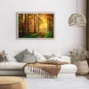 Gerahmtes Poster - Rahmen in heller Eiche - Wald Baum Natur Produktbild-Vorschau 7