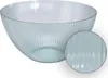 Schale türkis-transparent gestreift 4 Liter Modern Produktbild-Vorschau 1