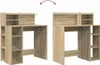 vidaXL Stôl Sonoma dub 90 x 48 x 101,5 cm materiál na báze Náhľad obrázku produktu 8