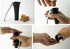 A collage of four images showing how to use a Drosselmeyer nutcracker. Podgląd zdjęcia produktu