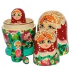 Matroschka Babuschka Matrjoschka Holzfiguren handbemalt Set Produktbild-Vorschau 4