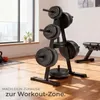 tectake® Hantelscheibenständer mit 7 Aufnahmen Produktbild-Vorschau 7