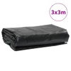 vidaXL Abdeckplane Anthrazit 3x3 m 650 g/m² Produktbild-Vorschau 7