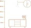 Lampisz Papierowy Decor Raffia 1Xe27 Brązowy Podgląd zdjęcia produktu 9