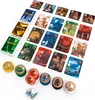 A collection of game cards and tokens for the board game Splendor. Produktbild-Vorschau
