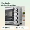 TurboTronic Mini-oven – EVS45 – 45 l, 2000 W, hetelucht, Productafbeelding-voorbeeld 3
