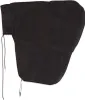 A black fabric cover with drawstrings, likely for protecting an object. Voir les images du produit