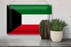 Blechschild Flagge Kuwait 30x20cm Flag of Kuwait Produktbild-Vorschau 4