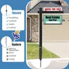 Słupek ogłoszeniowy COSTWAY 180 cm, stojak na plakaty Podgląd zdjęcia produktu 4
