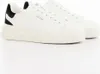 A pair of white Guess sneakers with black accents on a white background. Produktbild-Vorschau