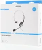 The image shows the retail packaging of a Hama on-ear headset. Produktbild-Vorschau